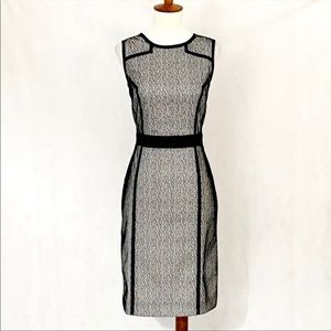 Banana Republic Sleeveless Lace Mesh Sheath Dress